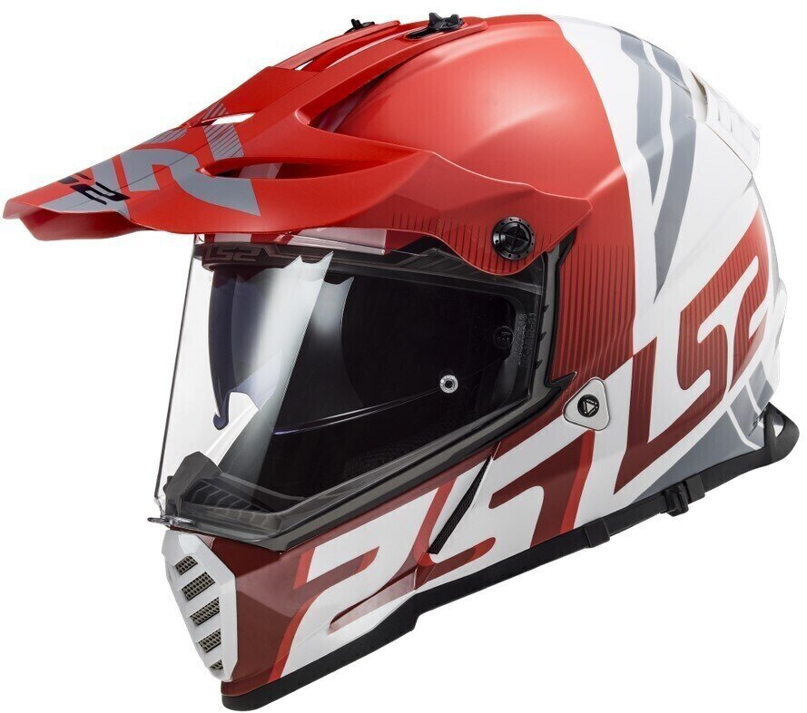 Helmet LS2 MX436 Pioneer Evo Evolve Red White M Helmet