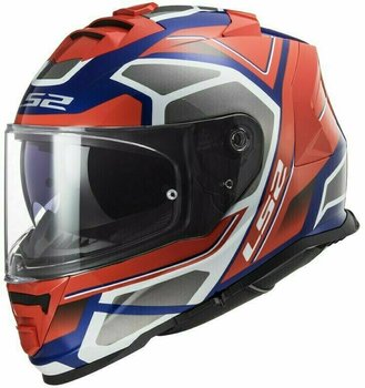 Helmet LS2 FF800 Storm Faster Red Blue M Helmet - 1