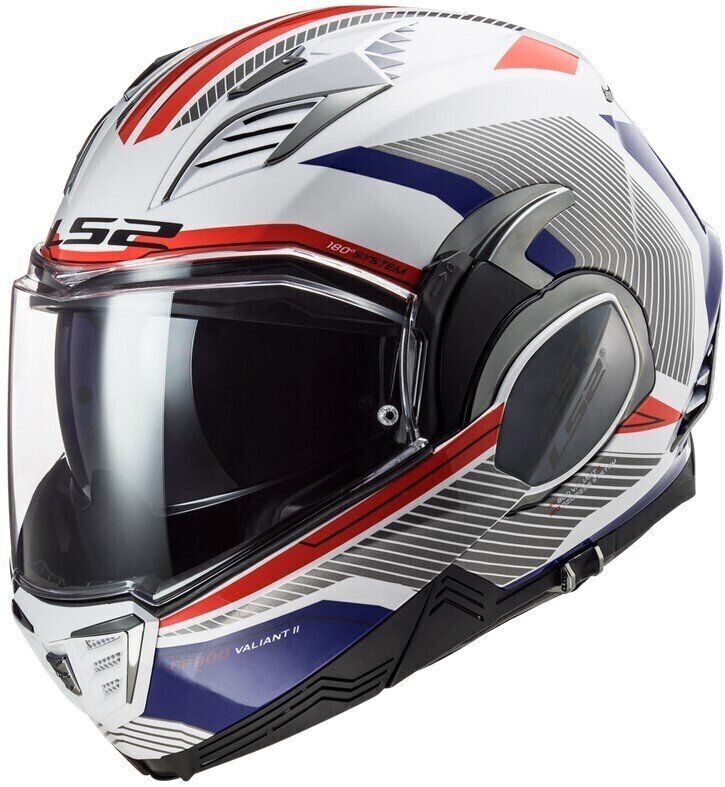 Helmet LS2 FF900 Valiant II Revo White Red Blue S Helmet