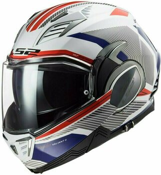 Helmet LS2 FF900 Valiant II Revo White Red Blue S Helmet - 1
