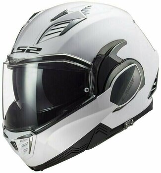 Helmet LS2 FF900 Valiant II Solid White S Helmet - 1
