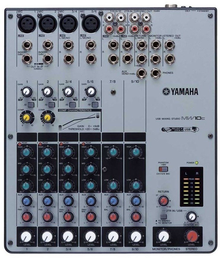Analoges Mischpult Yamaha MW 10 C