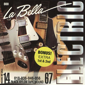 Cordas para guitarra elétrica Mi LaBella 800 M 14-67 - 1