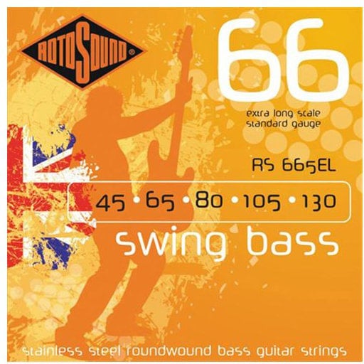 Saiten für 5-saitigen E-Bass, Saiten für 5-Saiter E-Bass Rotosound RS 665 EL