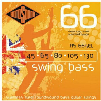 Saiten für 5-saitigen E-Bass, Saiten für 5-Saiter E-Bass Rotosound RS 665 EL - 1