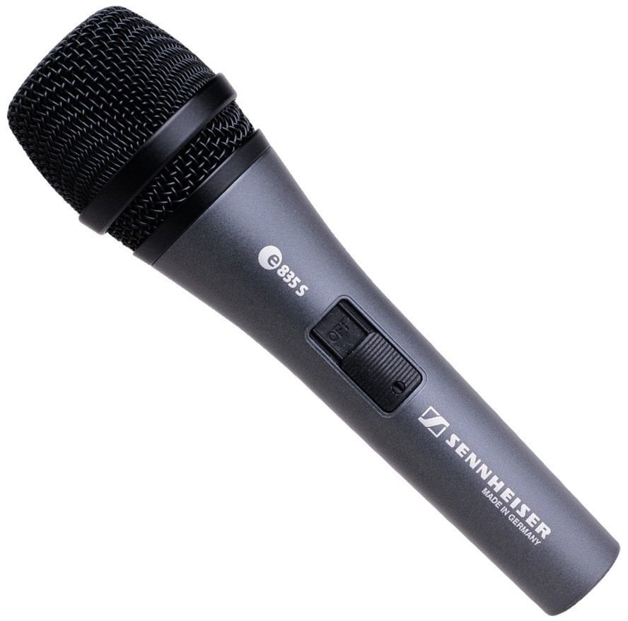 Microphone de chant dynamique Sennheiser E 835-S Microphone de chant dynamique