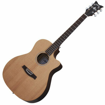 Jumbo Akustikgitarre Schecter Deluxe Acoustic Natural Satin - 1