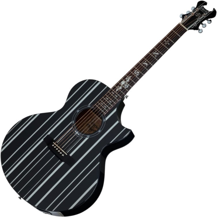 electro-acoustic guitar Schecter Synyster Gates Gloss Black