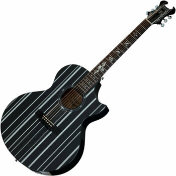 electro-acoustic guitar Schecter Synyster Gates Gloss Black - 1