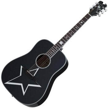 Elektroakustinen kitara Schecter Robert Smith RS-1000 Busker Musta - 1