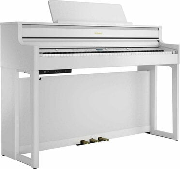 Digital Piano Roland HP 704 Matte White Digital Piano - 1