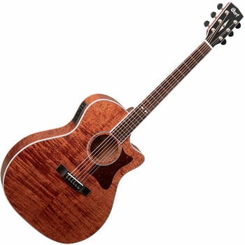 elektroakustisk gitarr Cort GA5F-FMH Open Pore Natural - 1