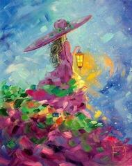Pintura por números Gaira Pintura por números Girl with a Lantern