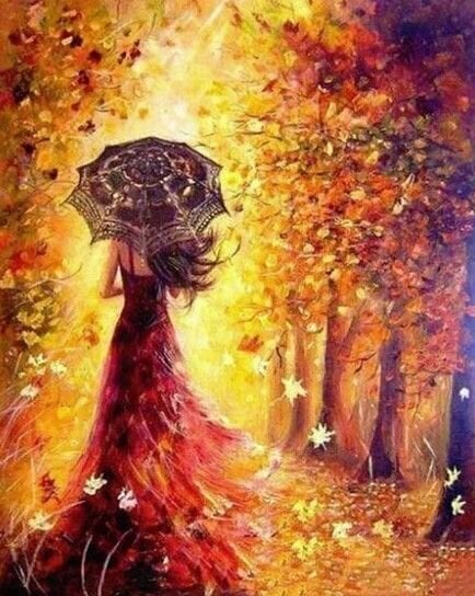 Pintura por números Gaira Pintura por números Autumn Forest