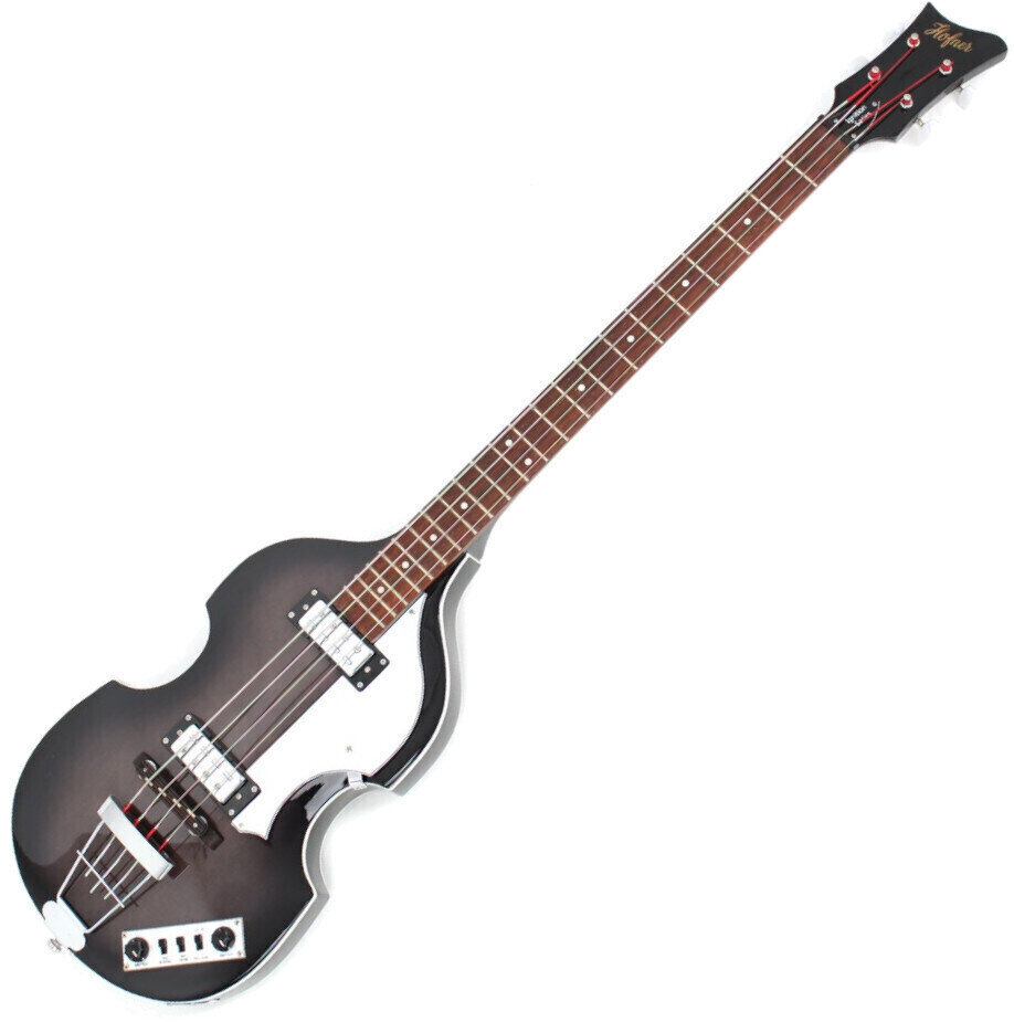 E-Bass Höfner Ignition Violin Bass Transparent Black