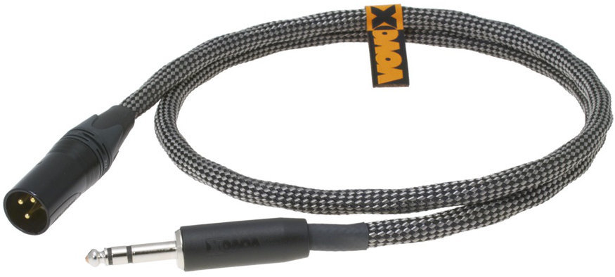 Mikrofonní kabel VOVOX Sonorus Direct S 1.0 m TRS - XLRm