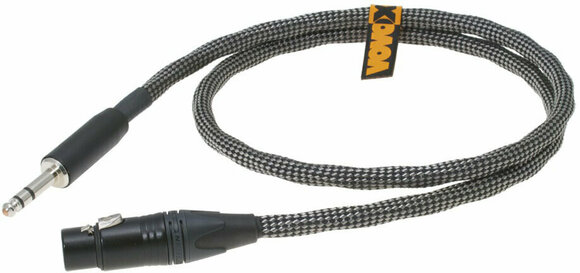 Mikrofónový kábel VOVOX Sonorus Direct S 1.0 m XLRf - TRS - 1