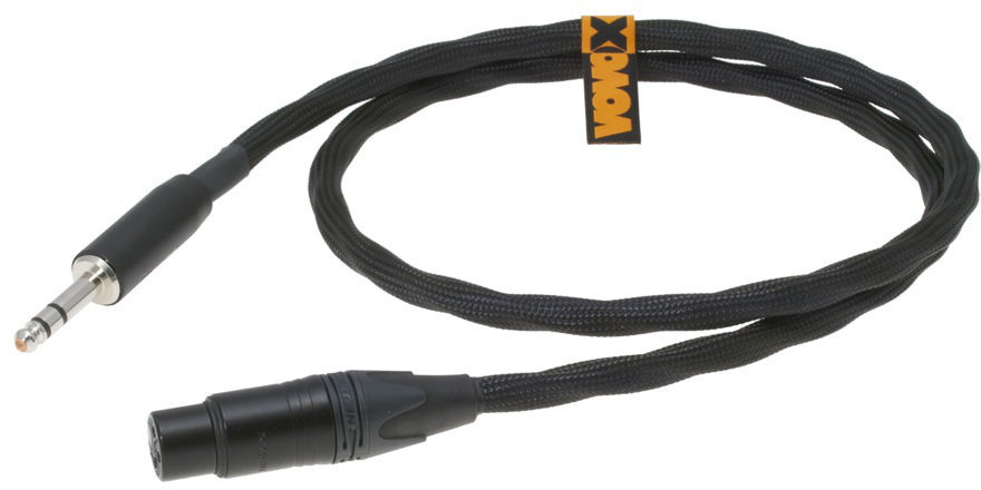 Mikrofónový kábel VOVOX Link Direct S 1.0 m XLRf - TRS