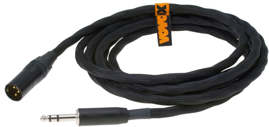 Cablu complet pentru microfoane VOVOX Link Direct S 3.5 m TRS - XLRm