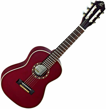 1/4 klasická kytara pro dítě Ortega R121 1/4 Wine Red - 1