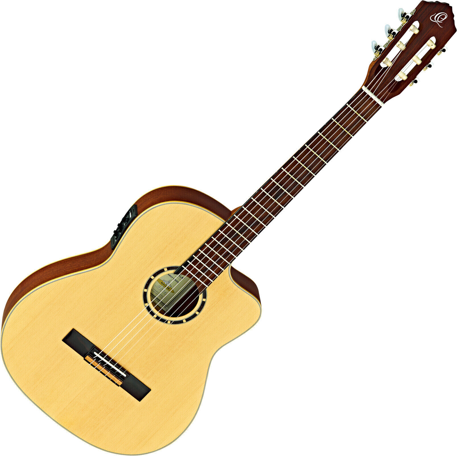 Класическа китара с предусилвател Ortega RCE125SN 4/4 Natural