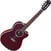 Klassieke gitaar met elektronica Ortega RCE138 4/4 Stained Red