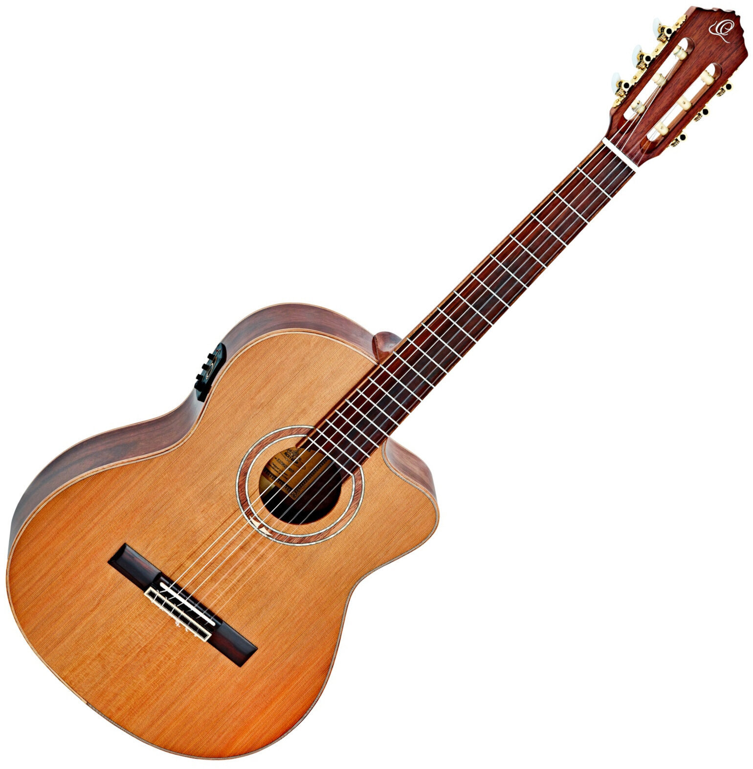 Guitarra clássica com pré-amplificador Ortega RCE159SN 4/4 Natural
