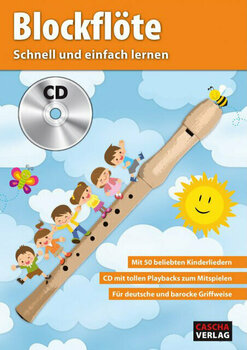 Музикална литература Cascha Recorder - Fast and easy way to learn (with CD) - 1