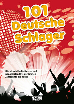 Partitions pour chant solo HAGE Musikverlag 101 German Schlagers Vocal - 1