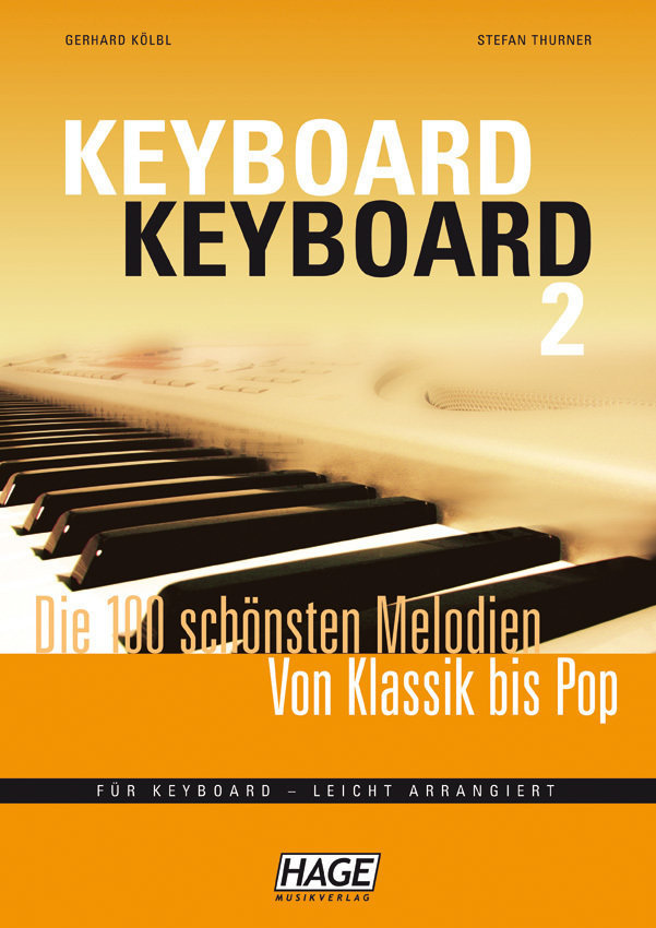 Partitions pour piano HAGE Musikverlag Keyboard Keyboard 2