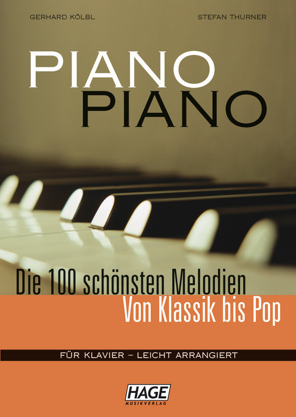 Notblad för pianon HAGE Musikverlag Piano Piano 1