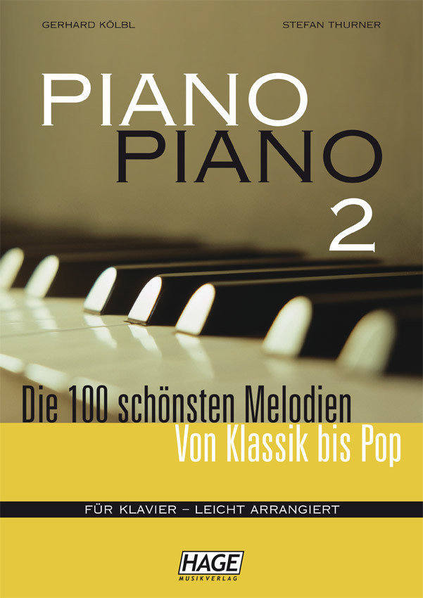 Bladmuziek piano's HAGE Musikverlag Piano Piano 2
