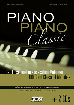 Παρτιτούρες για Πληκτροφόρα Όργανα HAGE Musikverlag Piano Piano Classic (2x CD) - 1