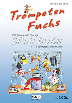 Nuty na instrumenty dęte HAGE Musikverlag Trumpet Fox Songbook with 2 CDs German Trąbka-Vocal - 1