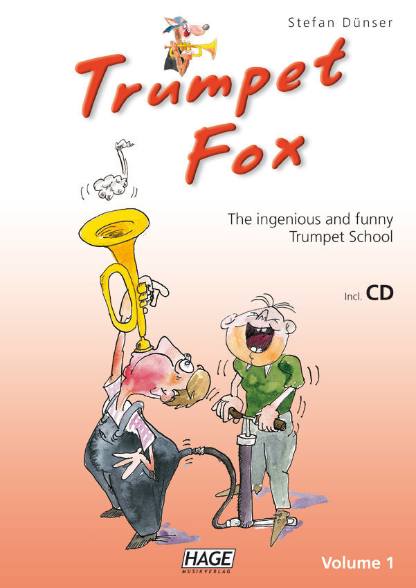 Noty pro dechové nástroje HAGE Musikverlag Trumpet Fox Volume 1 (CD)