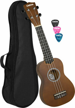 Soprano ukulele Cascha HH 3966 Soprano ukulele Brown - 1
