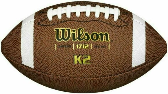 Futbol amerykański Wilson K2 Composite Football Pee Wee Brązowy Futbol amerykański - 1