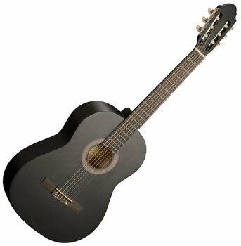 Klassieke gitaar Cascha HH 2021 Classic guitar 4/4 Black Satin - 1