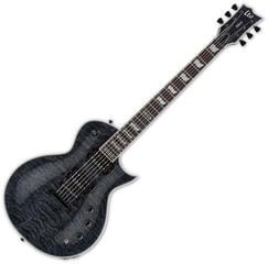 Elektromos gitár ESP LTD EC-1000 Piezo QM See Thru Black Elektromos gitár