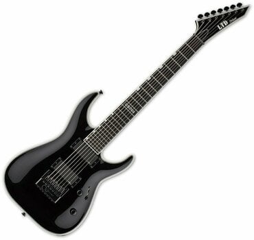 7-string Electric Guitar ESP LTD MH-1007ET Deluxe Black - 1