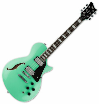 Semi-Acoustic Guitar ESP LTD PS-1 See Foam Green - 1