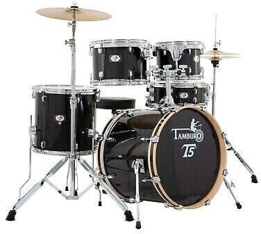 Akustik-Drumset Tamburo T5M22 Black Sparkle