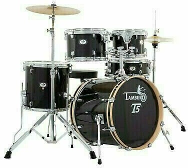 Akustik-Drumset Tamburo T5M22 Black Sparkle - 1