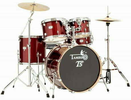 Akoestisch drumstel Tamburo T5M22 Red Sparkle - 1