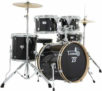 Akustik-Drumset Tamburo T5P20 Black Sparkle - 1
