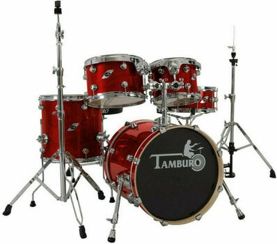 Akustik-Drumset Tamburo Formula 20 Gloss Cherry - 1