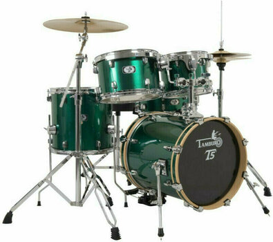 Akoestisch drumstel Tamburo T5S16 Green Sparkle - 1