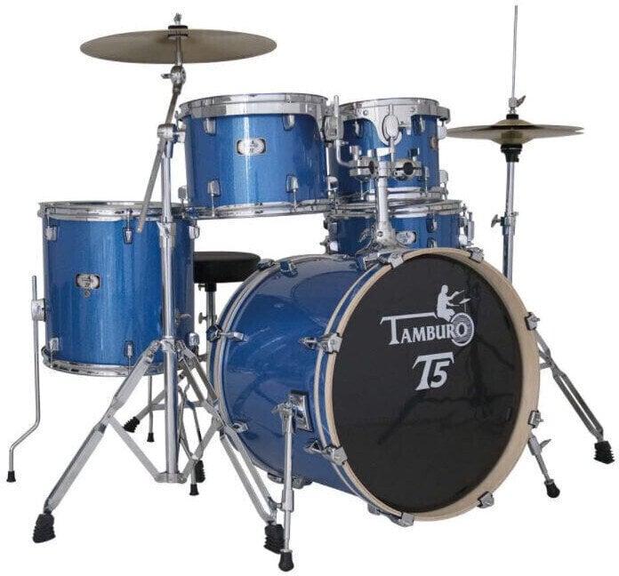 Акустични барабани-комплект Tamburo T5S18 Blue Sparkle