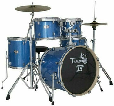 Akustik-Drumset Tamburo T5S18 Blue Sparkle - 1