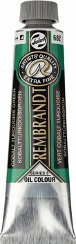 Cor de óleo Rembrandt Tinta a óleo 40 ml Cobalt Turquoise Green - 1